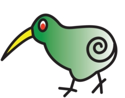 Kiwi design popularly sold on Shutterstock.