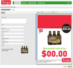 Variable data poster ordering system.
